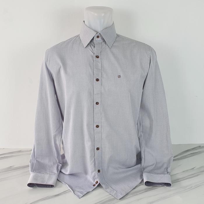 Baju Kemeja ST DUPONT - PARIS - Size L - Lebar Dada 54 cm - Original 100% - Scd