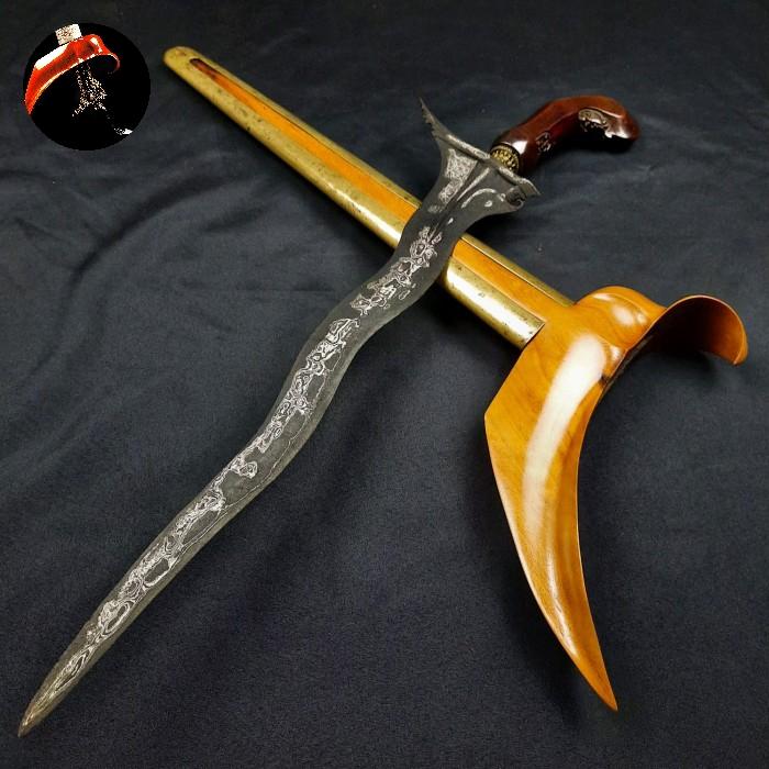 Keris Pandawa Cinarita Pamor Uler Lulut Tangguh Pajang Istimewa Sepuh