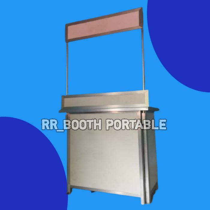 booth portable lipat alumunium