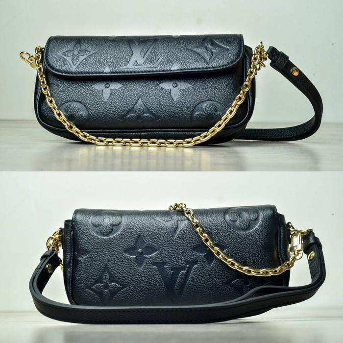 Louis Vuitton LV Ivy Woc Wallet on Chain Monogram Empreinte Black