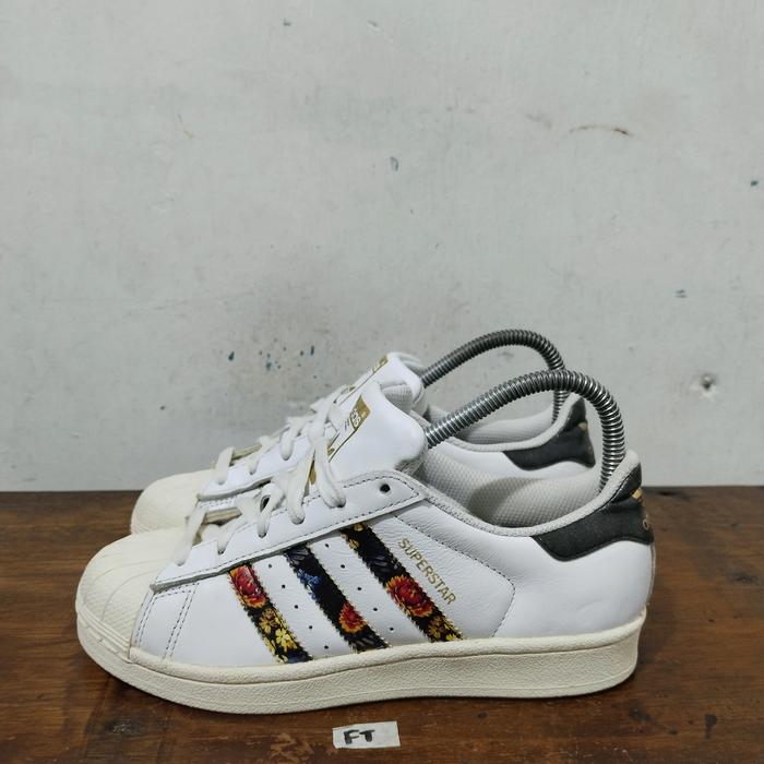 sepatu second ori adidas superstar floral size 36⅔