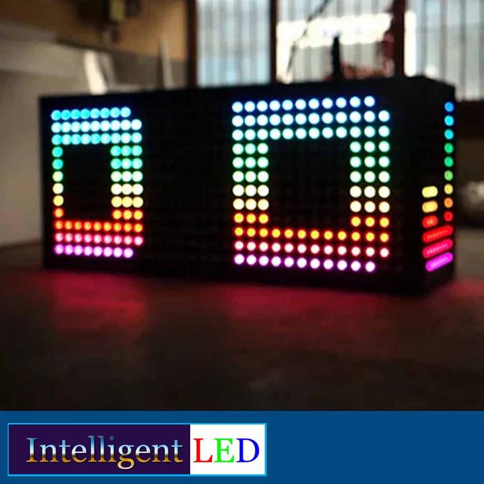 LED MATRIX Meja DJ Booth Portable 200x90x60cm