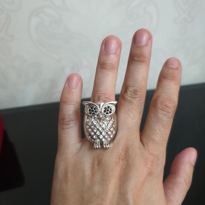 Cincin Fashion Silver Owl