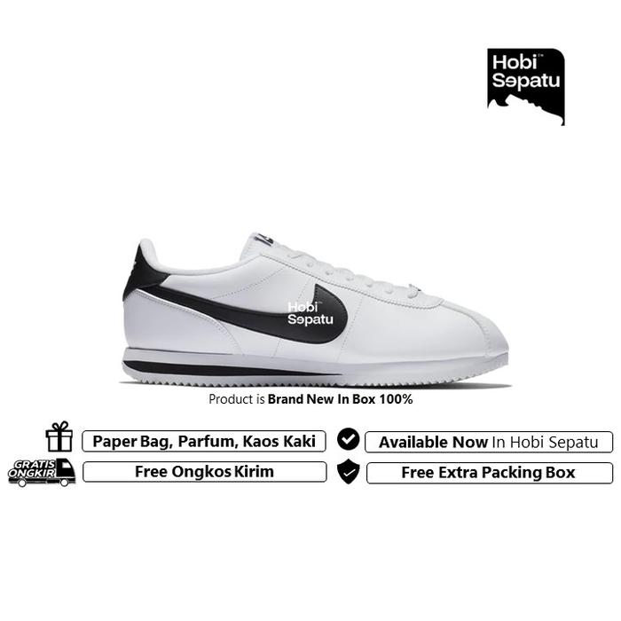 Nike Cortez Basic Leather White Black Brand New In Box