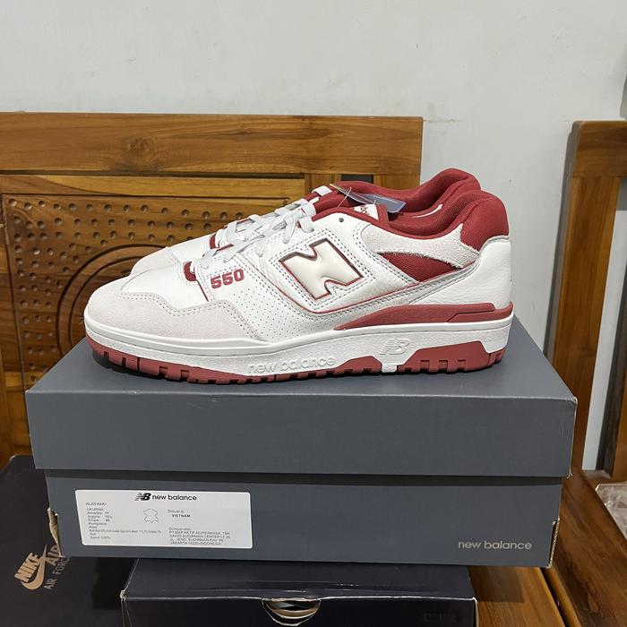 New balance 550 white astro dust original resmi map BB550STF