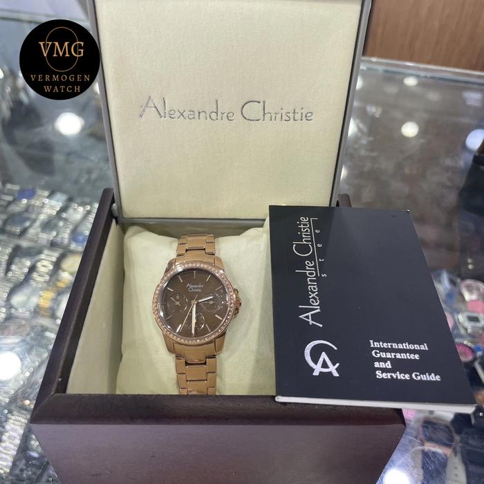 Jam Tangan Alexandre Christie Wanita AC 2A97BF 2A97 BF Original Murah