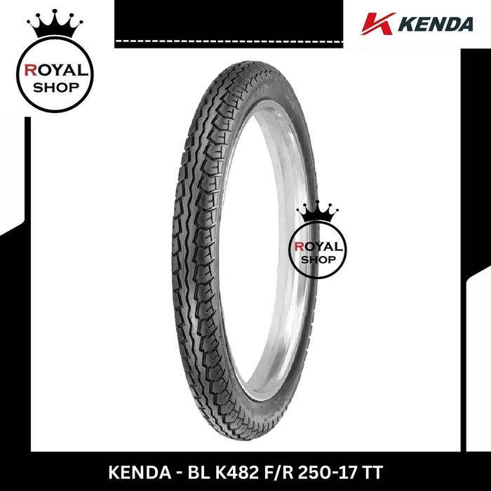 "BAN LUAR MOTOR KENDA K482 250 275 RING 17 UNTUK MOTOR BEBEK TUBETYPE 2.50-17 2.75-17 "