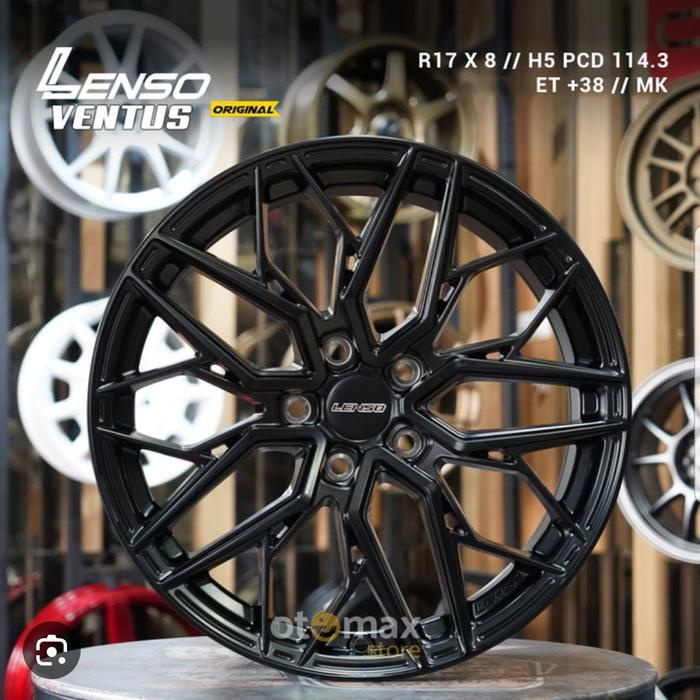 velg mobil LENSO VENTUS 17X8 5x114.3 ET 38 MK