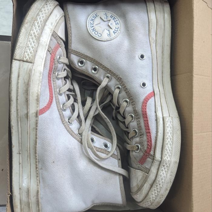 Converse Chuck 70 French Binding preloved sepatu Converse Chuck 70 second original with box ukuran 4