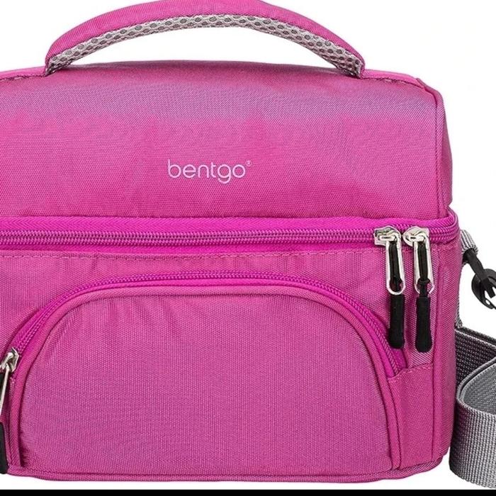 Bentgo Deluxe Lunch Bag - Durable and Insulated Lunce Tote - Purple