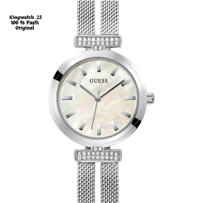 GUESS GW0471L1 ARRAY Jam Tangan Wanita Analog-Silver Original