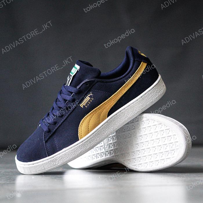 PUMA SUEDE CLASSIC NAVY YELLOW