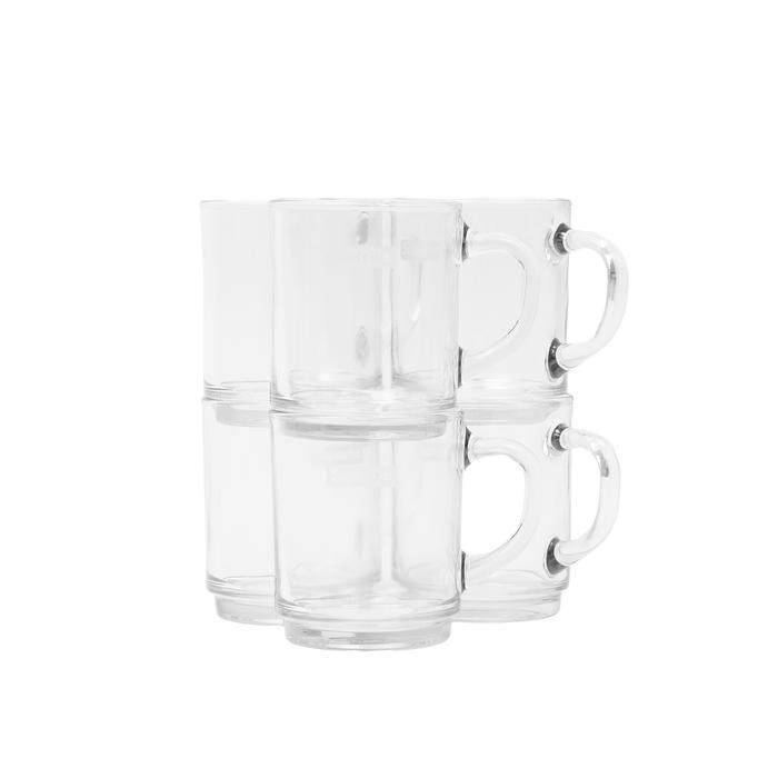 Supreme Duralex Glass Mugs Set 6 pcs (100% Authentic)