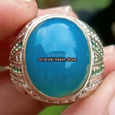 Cincin Batu Bacan Doko Majiko Bluish Natural Super HQ
