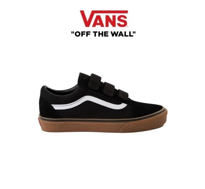 Vans Old Skool Velcro Classic Black Gum