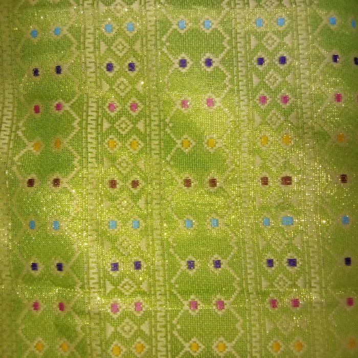 Rok kain songket padang + selendang siap pakai preloved masih bagus