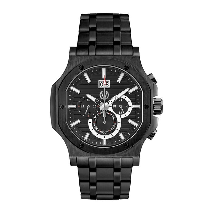 Jam Tangan CHRIST VERRA Pria Original CV 12202G-16 BLK