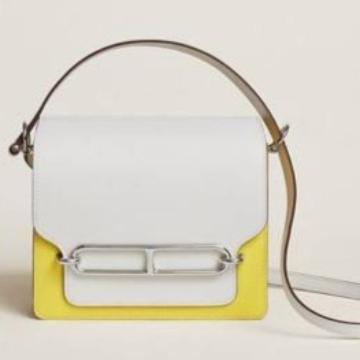 HERMES MINI ROULIS BICOLORE BAG