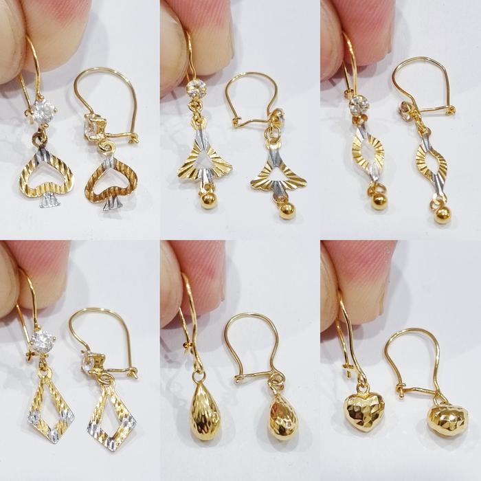 Anting Emas Kawat +/- 0.5 gram Kadar 70% 700 16K - PJ