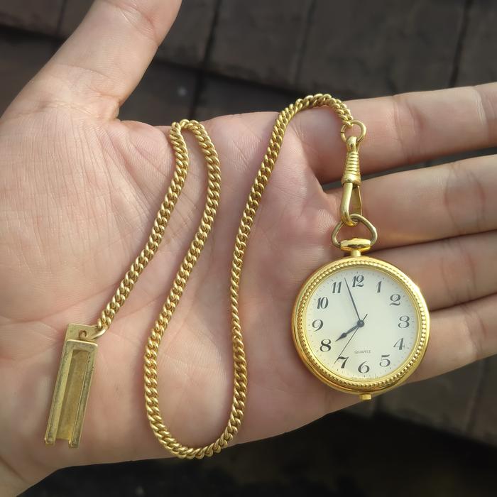vintage vega pocket watch by citizen jam saku kantong antik jadul demang japan not manual winding el