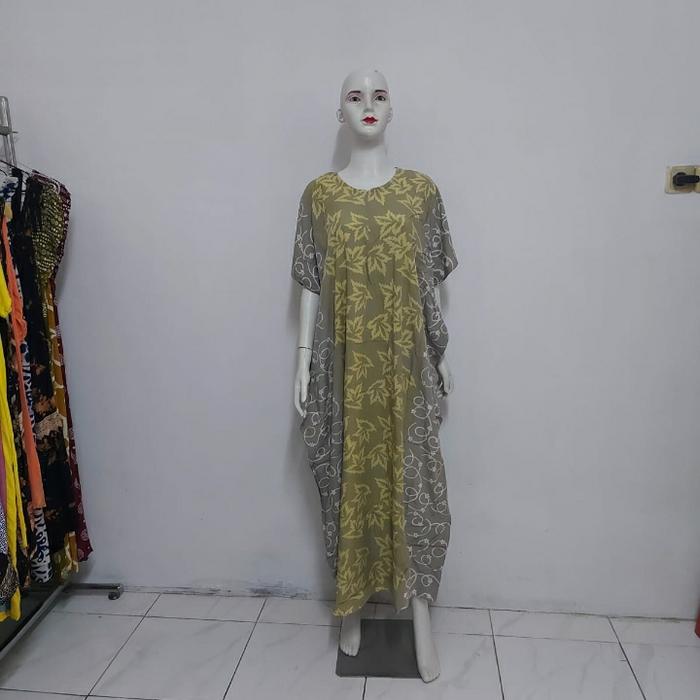 daster lowo batik cap daun premium PP2