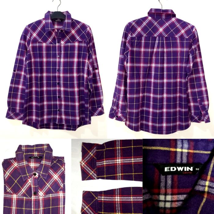 Kemeja Flanel brand Edwin