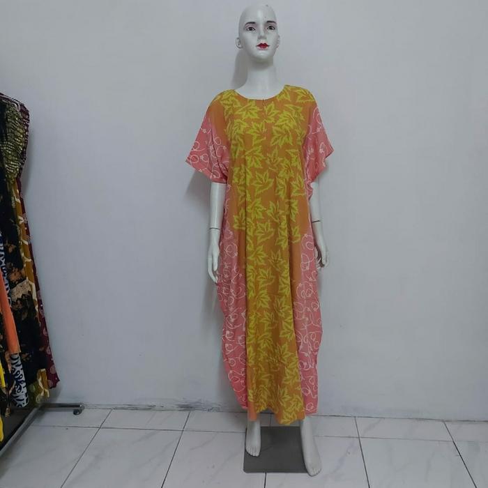 daster lowo batik cap daun premium PP1