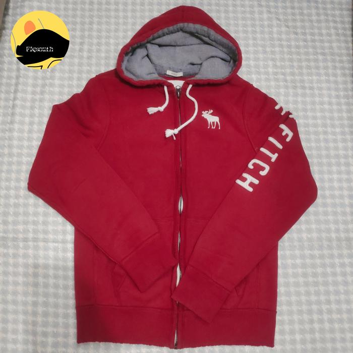 hoodie abercrombie fitch zipper XL