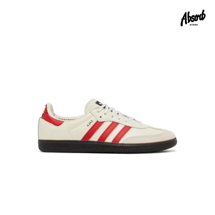 Adidas Samba OG x Ajax “Homage” (Beige/Cream White/Red/Gum) IE7684