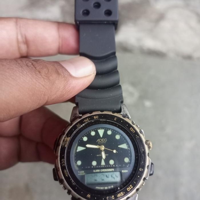 Adec by Citizen CE85. ana-digi. Vintage Diver. Rare.!
