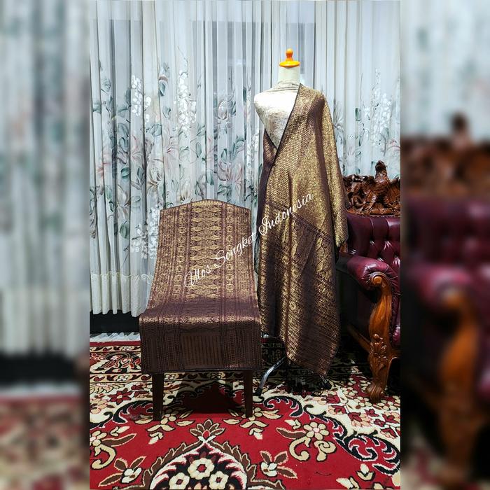 Tumtuman Tanpa Sambung Kopi Gosong - Songket Tumtuman - Ulos - Tts 02