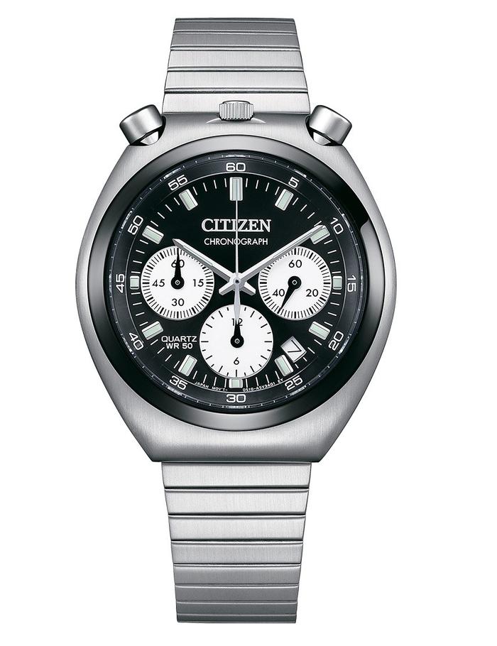 Citizen Bullhead Tsuno Reverse Panda AN3660-81E Japan Quartz