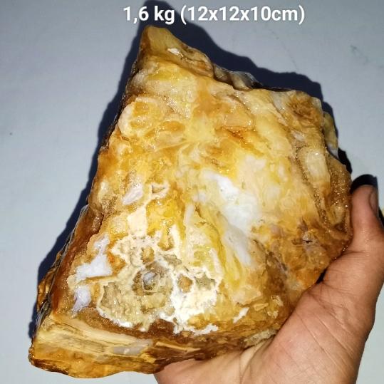batu fosil kayu Cendana full kristal (458)