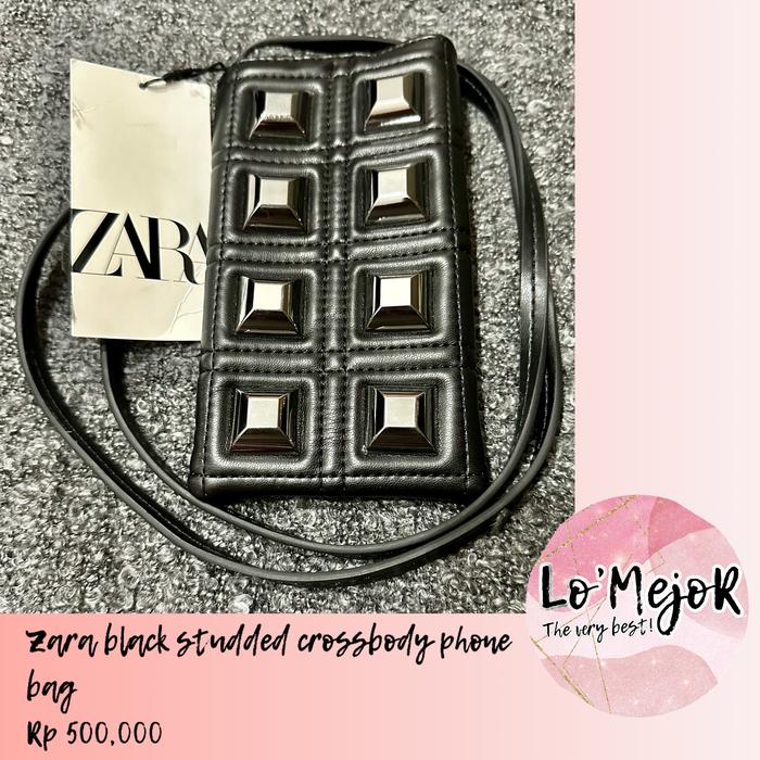 Zara studded phone bag