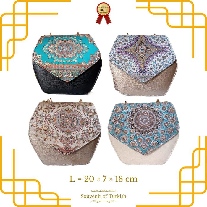 Tas Pesta Turki 3 | Tas Selempang Turki | Tas Mewah dan Elegan Made In Turki (Original 100%)