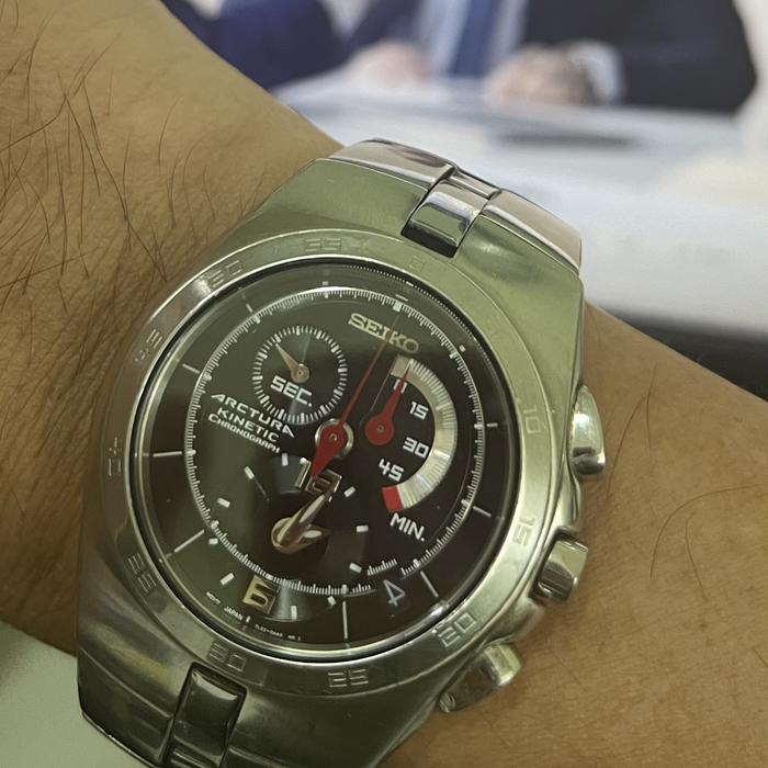 Seiko Kinetic Arctura Chronograph - promo spesial!