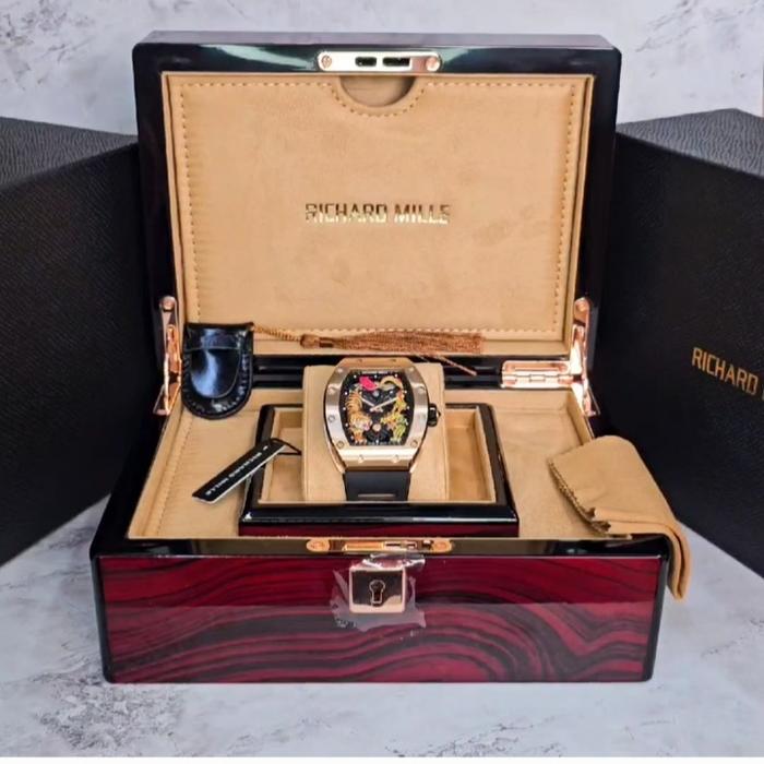 Jam Tangan Pria Elegan Dan Mewah/RM 057 Jackie Chan Dragon & Tiger