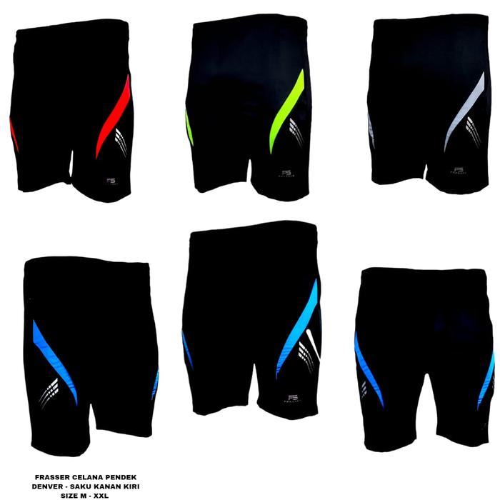 Frasser Celana Pendek Pria Wanita Unisex Olahraga  Bulutangkis Badminton Tenis  Santai Sporty Premiu