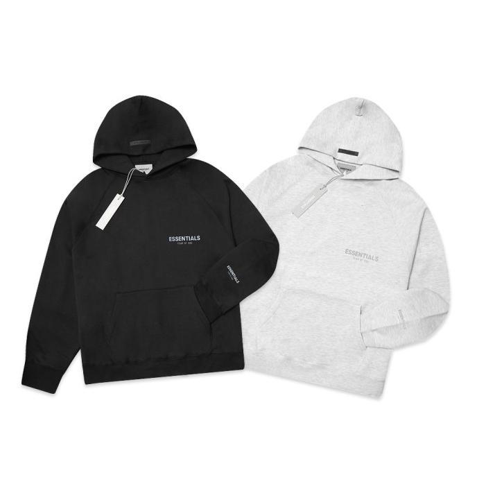 Ready Stok Fog Essentials Chest Reflective Text Hoodie Promo
