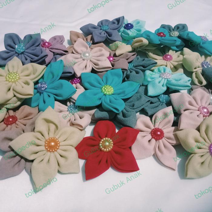 Bros Jilbab Bros Bunga Kain Perca Korsase Souvenir