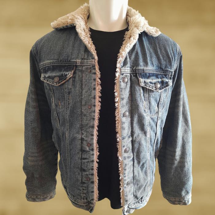 Trucker Sherpa Denim Abercrombie & Fitch - Size L