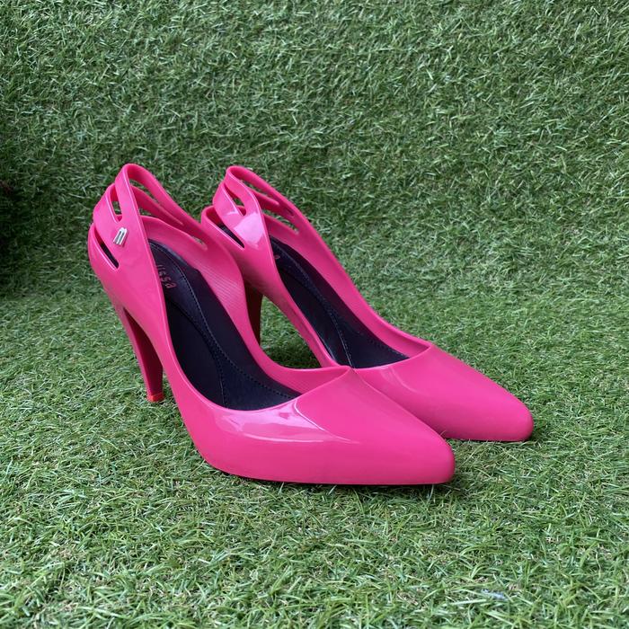 Sepatu Vivienne Westwood + Melissa Pink Classics Heels preloved