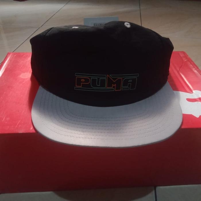 Topi Puma grey n black Original official Store