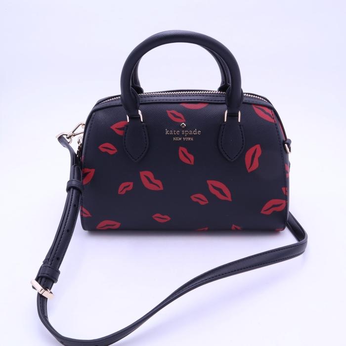 tas wanita ks madison lip duffle black multi mn