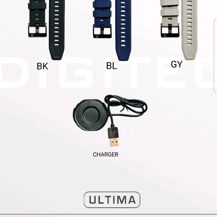 Strap dan Charger Digitec Smart Watch ULTIMA Original