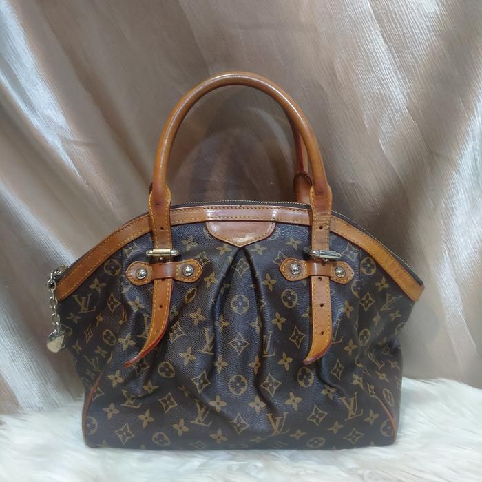 tas lv tivoly seken kulit top handle preloved bag