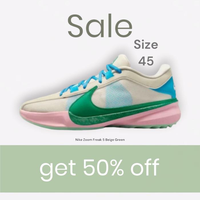 nike zoom freak 5 Beige Green
