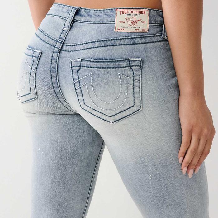 TRUE RELIGION BECCA MID RISE BOOTCUT BIG T WOMEN JEANS ORIGINAL