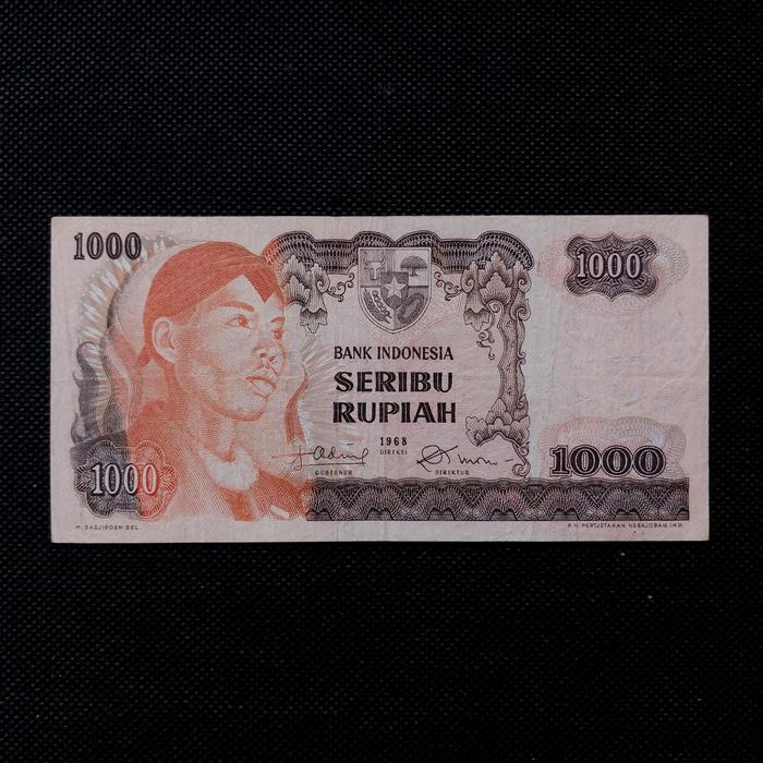 Uang Kuno 1000 Rupiah Seri Soedirman/Sudirman 1968