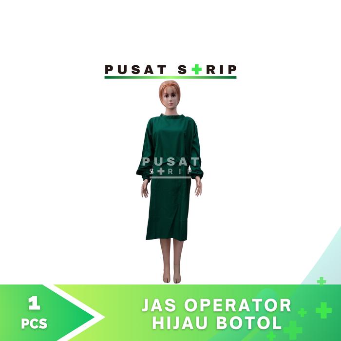 Jas Operator Hijau Botol